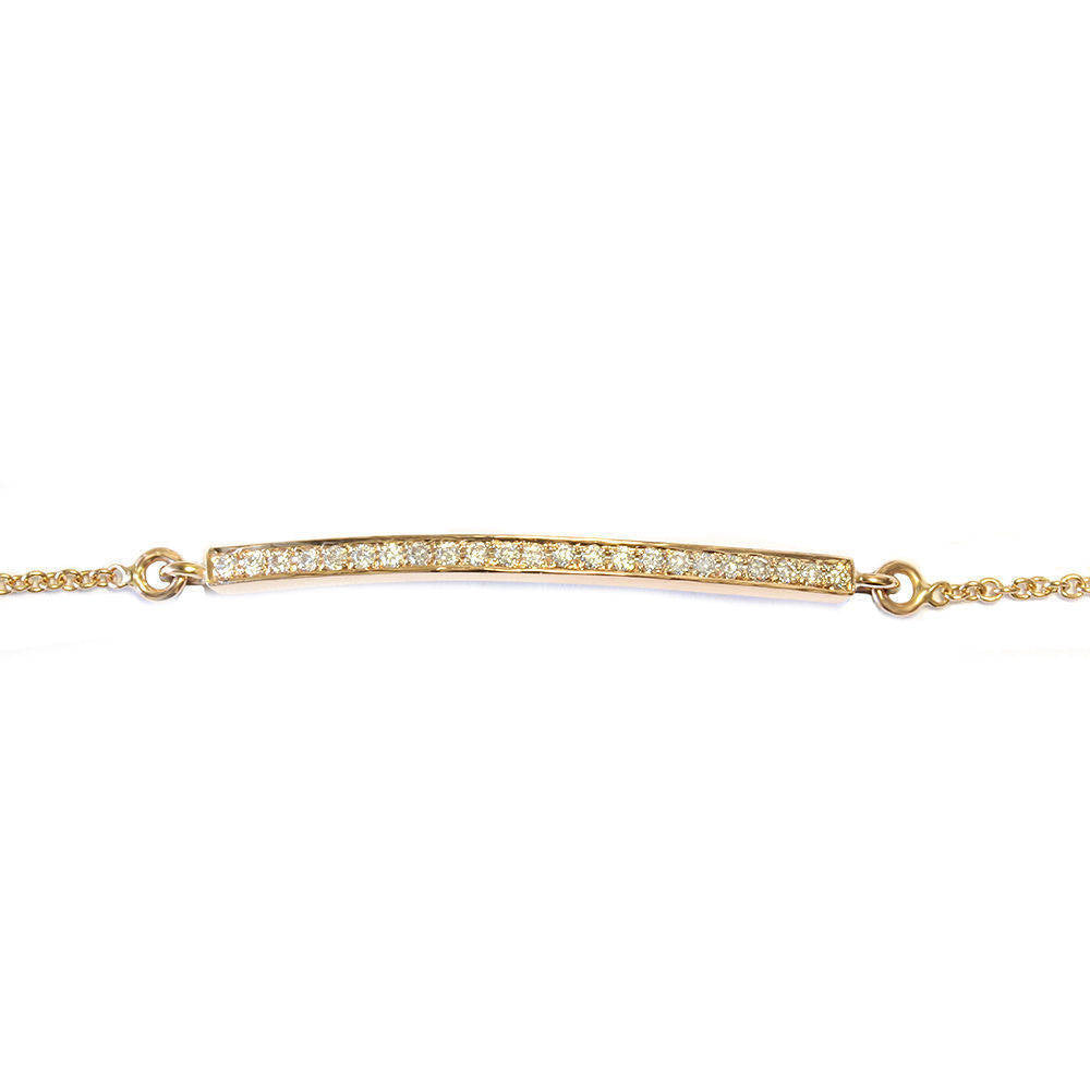 Diamond Bar Bracelet - sillyshinydiamonds