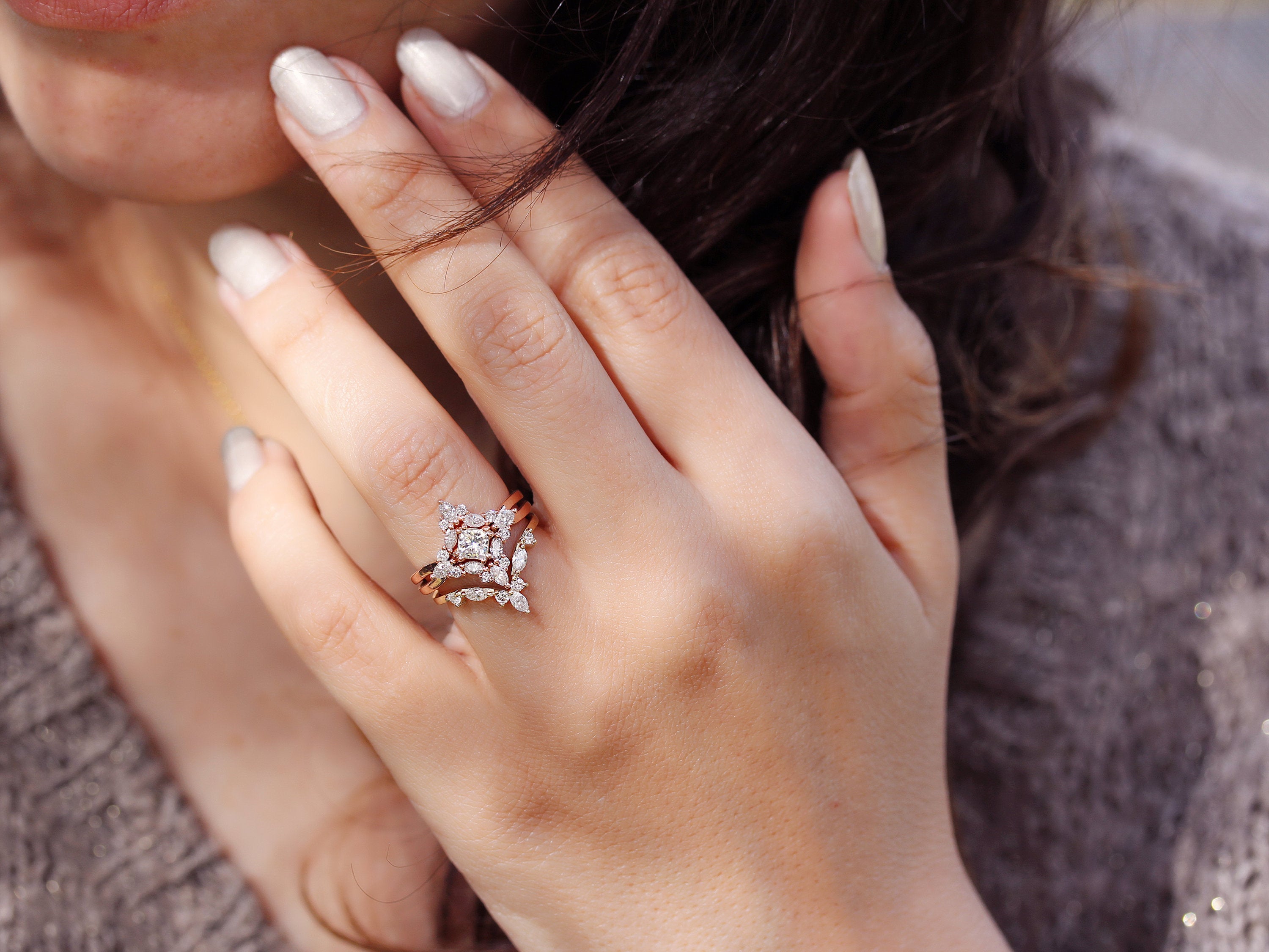 Princess Cut Diamond Ring, Yellow Gold Engagement Ring, Solitaire Ring, 1.5  Carat Engagement Ring - Etsy Norway