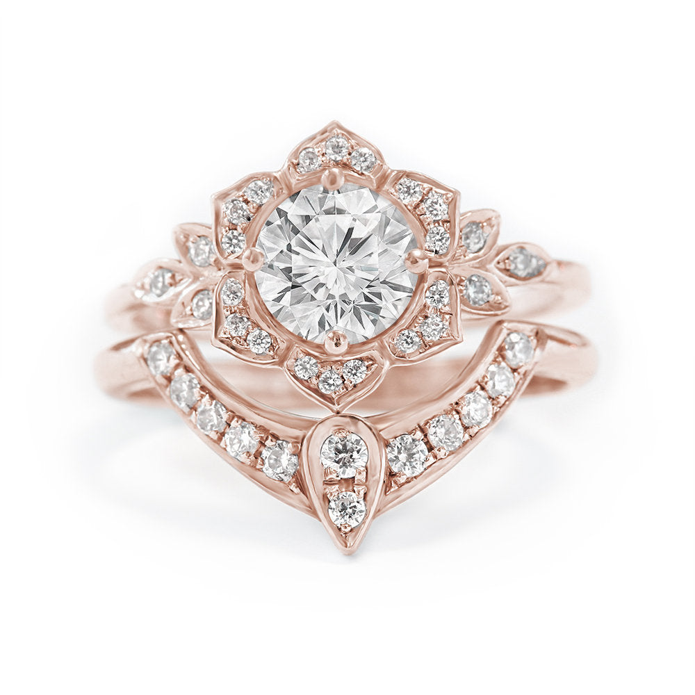 The 3rd Eye Nesting Diamond Wedding Ring - sillyshinydiamonds