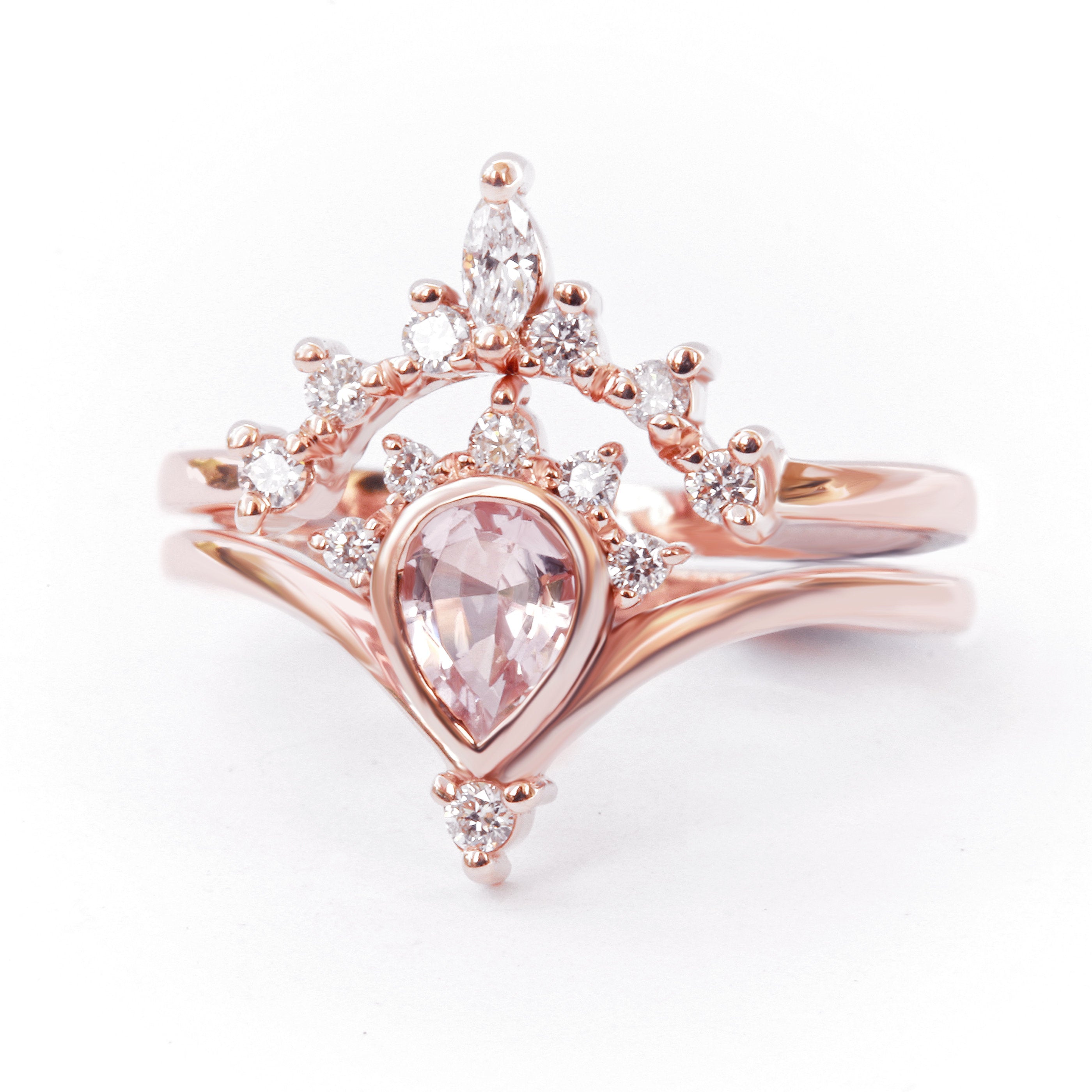 Romi Nesting Diamond Wedding Band - sillyshinydiamonds