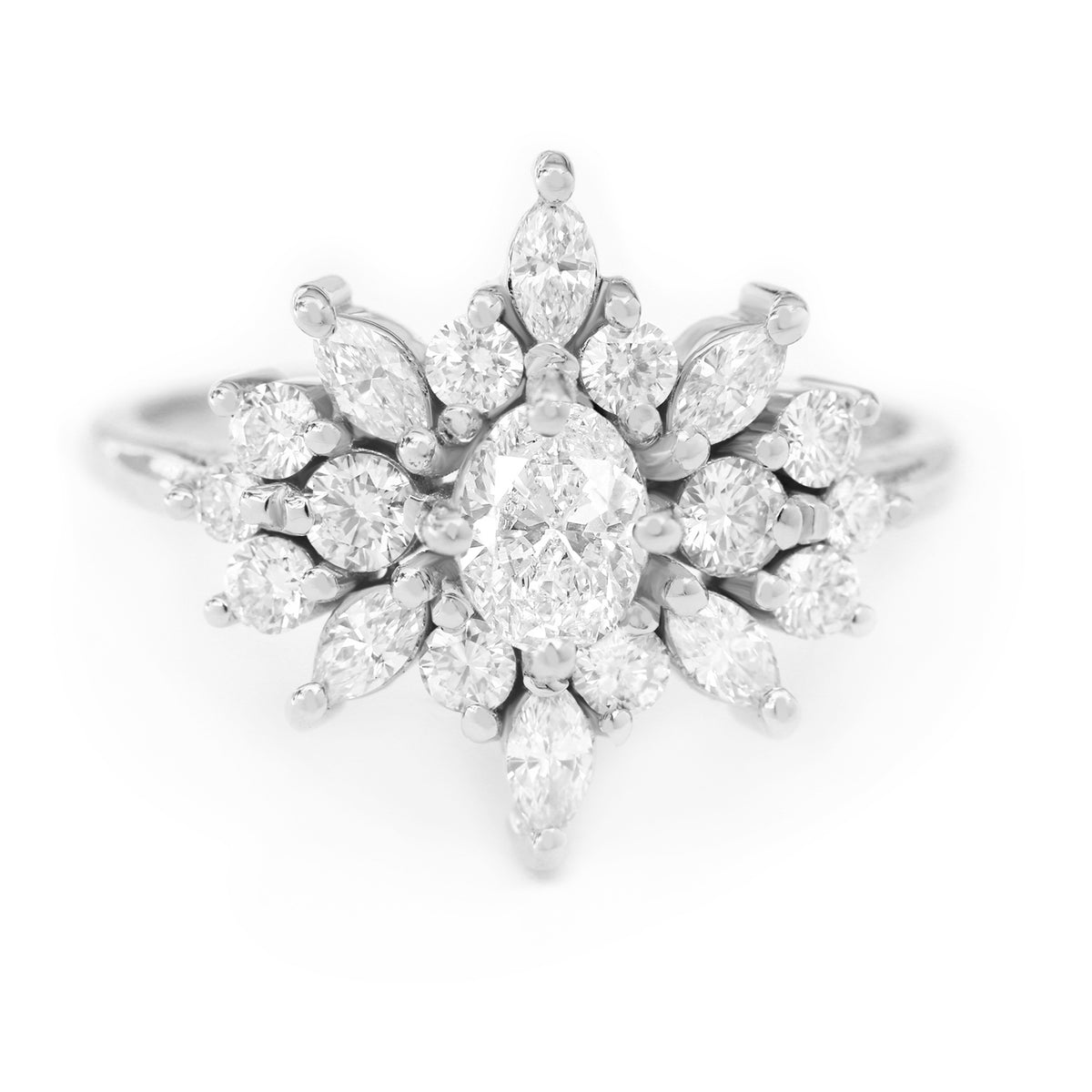 1ct diamond art deco engagement ring, Phoenix ♥ sillyshinydiamonds