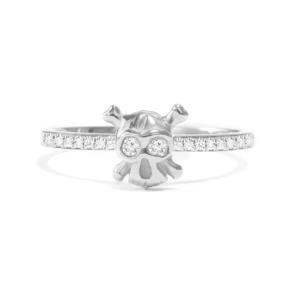 Skull Diamond Eternity Ring "Ride or die" ♥